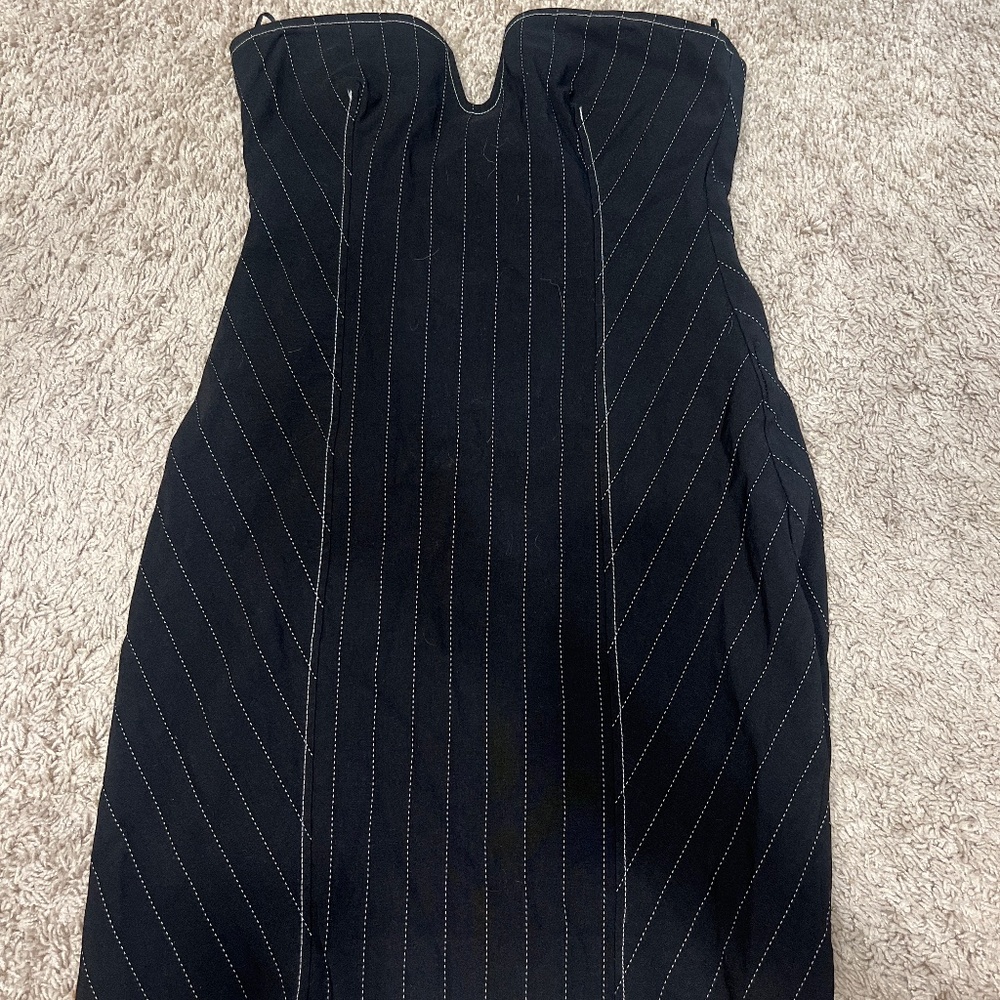 Zara strapless dress